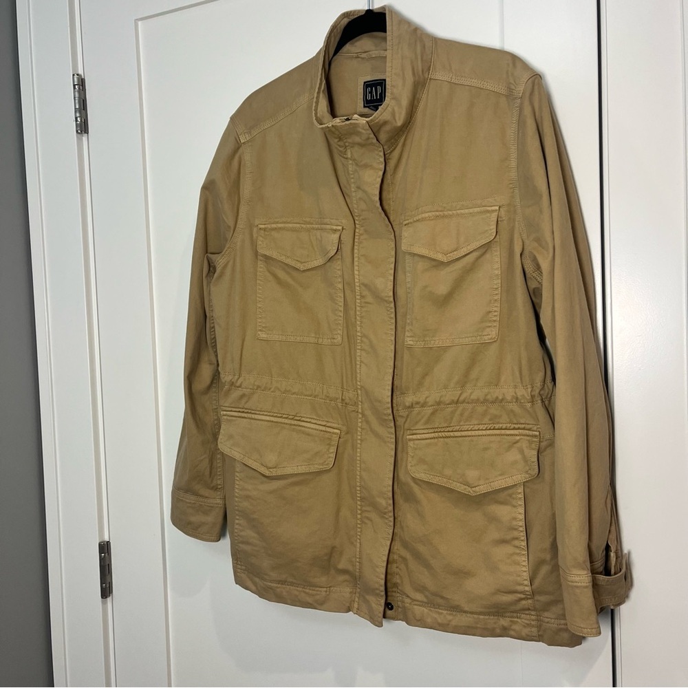 GAP Women's Tan Utility Jacket - Picture 5 of 10